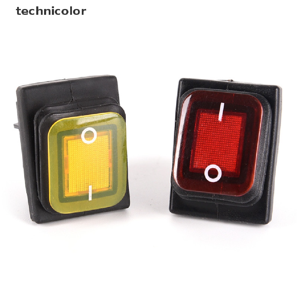 Công Tắc 4 Chấu 12V Có Đèn LED Chống Nước Nhiều Màu Sắc Cho Tàu Thuyền