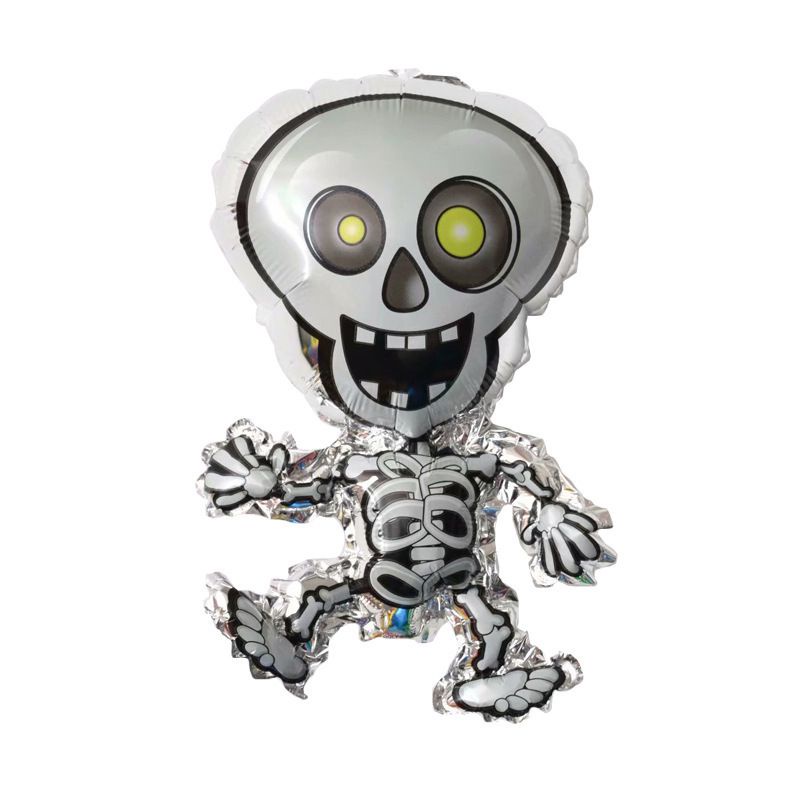 Bong bóng lá nhôm chủ đề Halloween trang trí tiệc tùng tiện dụng
