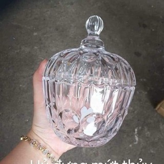THỐ ĐỰNG MỨT THỦY TINH CAP CẤP, SANG TRỌNG