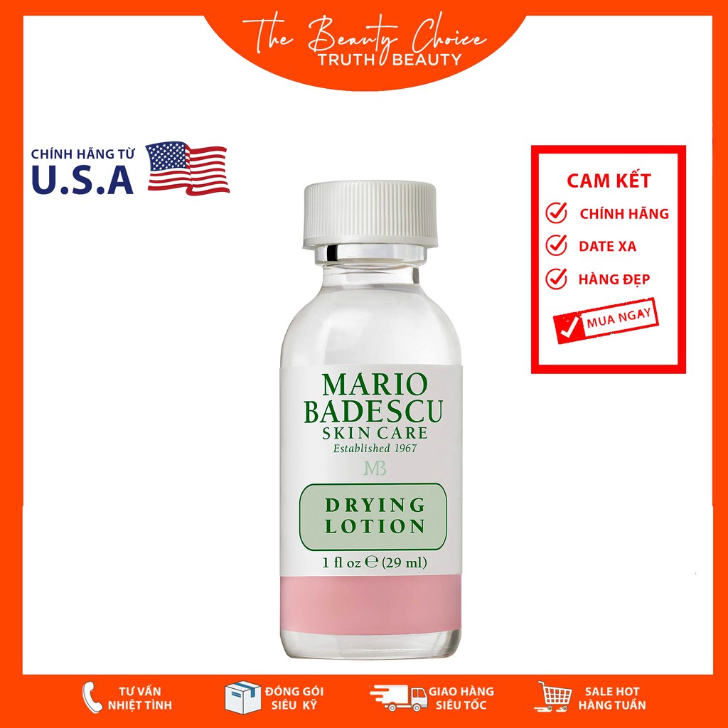 Dung dịch Mario Badescu Drying Lotion (29mL)