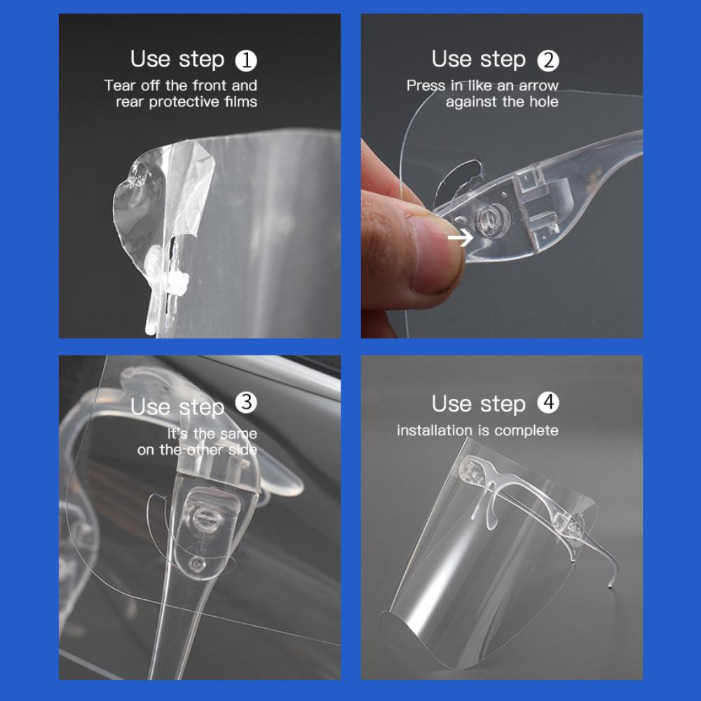 bảo vệ kính Mặt Nạ Trong Suốt Bảo Vệ Mặt Chống Bụi / Tia Uv / Nước Bắn 2021 | BigBuy360 - bigbuy360.vn