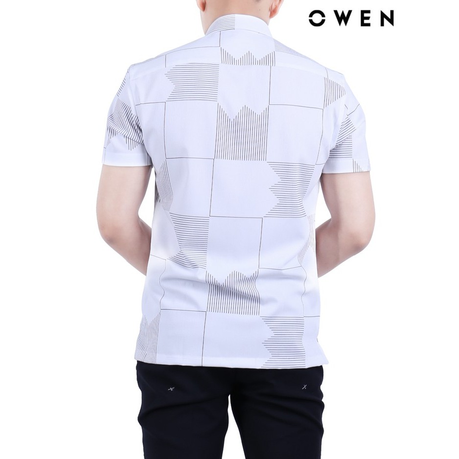 Áo sơ mi ngắn tay OWEN Bodyfit không túi - BA20786N | BigBuy360 - bigbuy360.vn