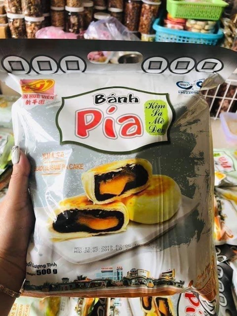 BÁNH PÍA KIM SA TRỨNG MUỐI TÂN HUÊ VIÊN ĐỦ VỊ