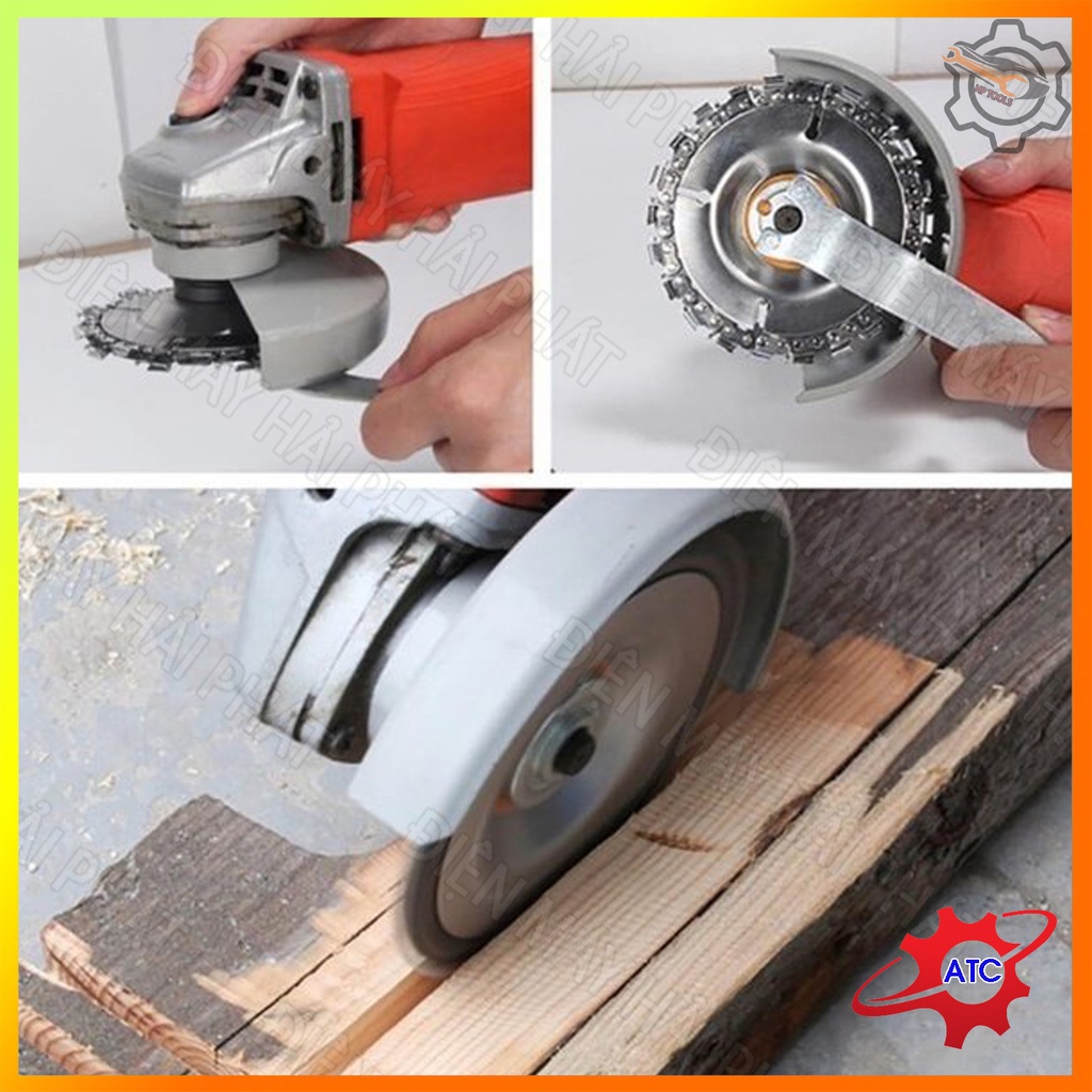 Lưỡi cưa gỗ gắn lam xích cho máy mài góc cầm tay 100mm