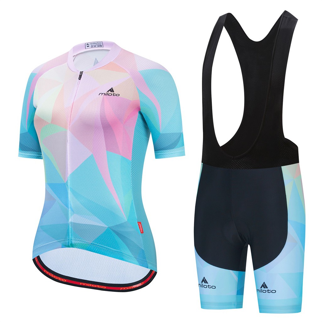 Bộ Quần Áo Đạp Xe Ngắn Tay ciclismo roupa Chuyên Nghiệp Thời Trang Cho Nữ Xiroatop camisa ciclismo roupa NEW MILOTO /05 /05