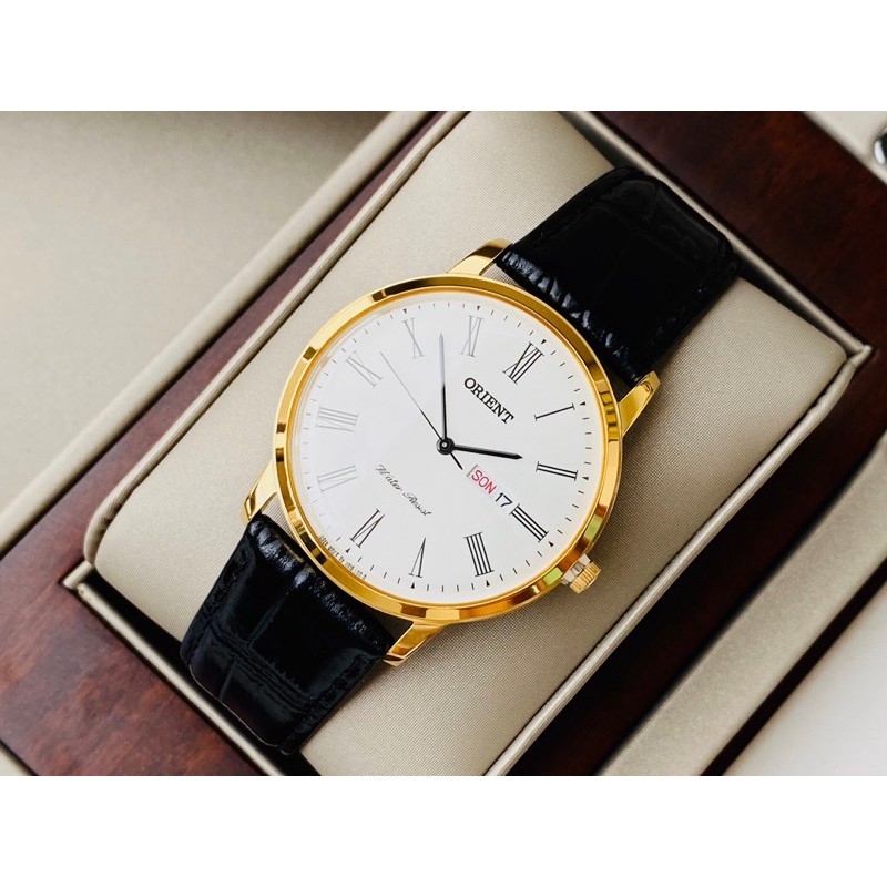 Đồng hồ nam dây da Orient FUG1R007W6