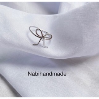 nhẫn handmade uốn hình nơ