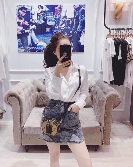 Sơ mi lụa LV