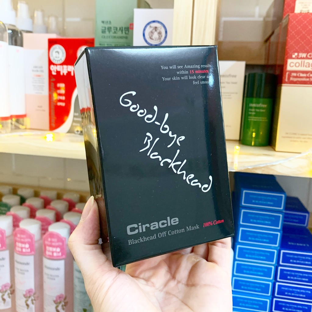 Miếng Đẩy Mụn Đầu Đen Ciracle Goodbye Blackhead