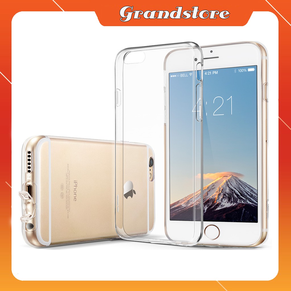 ỐP LƯNG ĐIỆN THOẠI IPHONE SILICON DẺO, TRONG SUỐT CHỐNG TRẦY XƯỚC, VA ĐẬP GỒM NHIỀU DÒNG MÁY | BigBuy360 - bigbuy360.vn