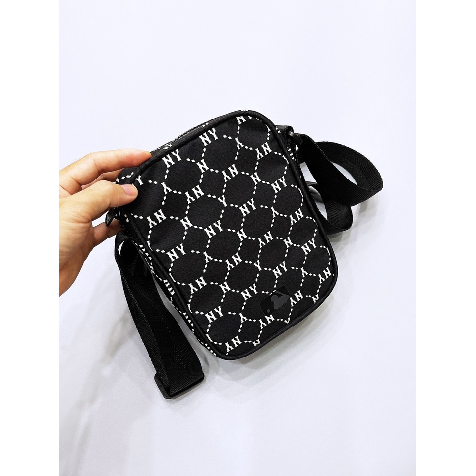 [SIÊU RẺ] Túi đeo chéo MLB NY nam nữ minibag monogram hàng dư