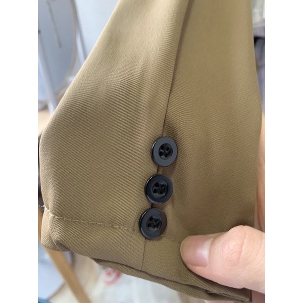 Áo blazer dài tay dáng ngắn áo croptop