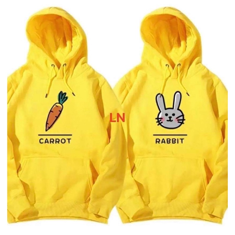 Áo đôi hoodie carot LN11(2chiếc)