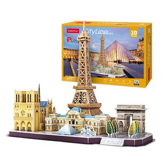 Đồ Chơi Ghép Mô Hình 3D CUBIC FUN Thành Phố Paris - Đồ Chơi Lắp Ráp Sáng Tạo