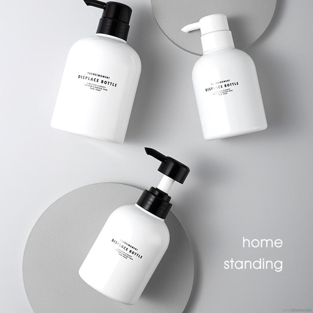 ✲Bình Rỗng Đựng Dầu Gội/Dầu Gội/Sữa Tắm 500ML/300ML Chống Rò Rỉ Có Thể Tái Sử Dụng