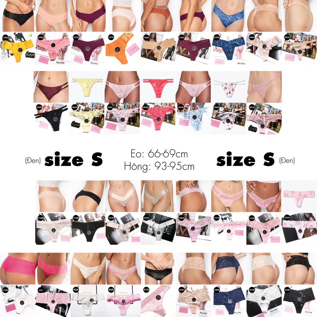 (Quần lót S) - Quần lót cam hồng, lưng cao, gắn dây cá tính, độc đáo, xịn xò (319), mông 93-95cm - Victoria's Secret USA