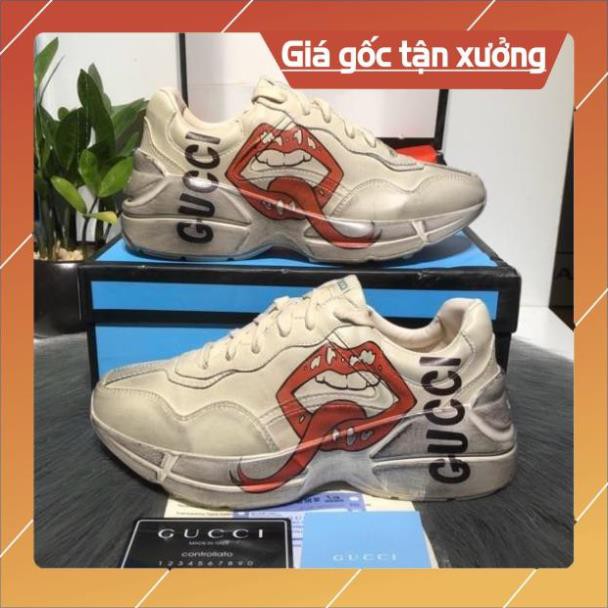 [FreeShip+ Hàng Cao Cấp] Giày thể thao Gucci nam nữ cao cấp, Giày nam nữ Full phụ kiện (ảnh thật)