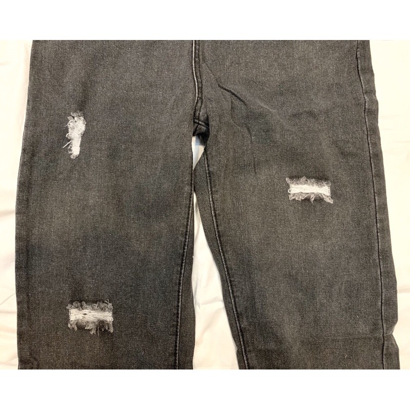 [Tiền Nào Của Đấy]Quần Jean Baggy Nam Rách Gối Màu Xanh Và Màu Đen Ống Rộng Hàn Quốc Hot Trend 2020-B04 | BigBuy360 - bigbuy360.vn