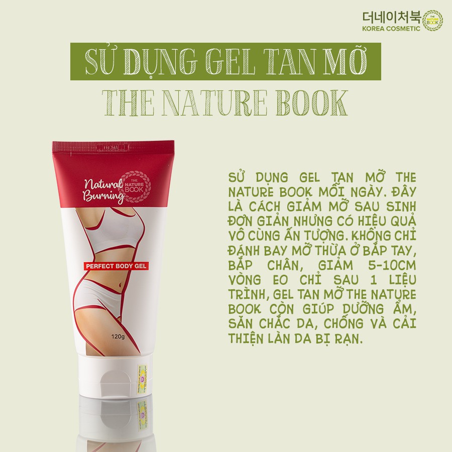 Gel tan mỡ The Nature Book Burning Perfect Body Gel