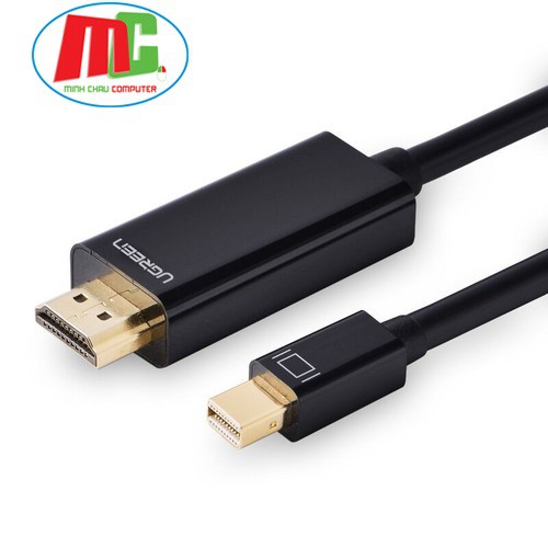 Cáp chuyển đổi Mini DisplayPort to HDMI 2m chính hãng Ugreen 10435 (Màu đen)