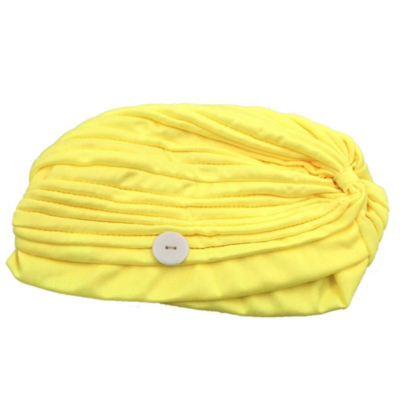 Mũ Trùm Đầu Bandana Màu Trơn Dạ Quang Nút Thắt Nơ Kèm Giá Đỡ Mặt Chống Nhìn Trộm Kiểu Thể Thao Cho Nữ