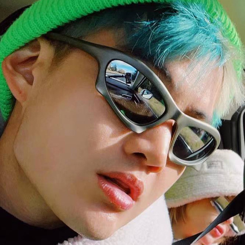 Kính Mát Nhiều Màu Phong Cách Hip Hop Âu Mỹ Cho Nữ