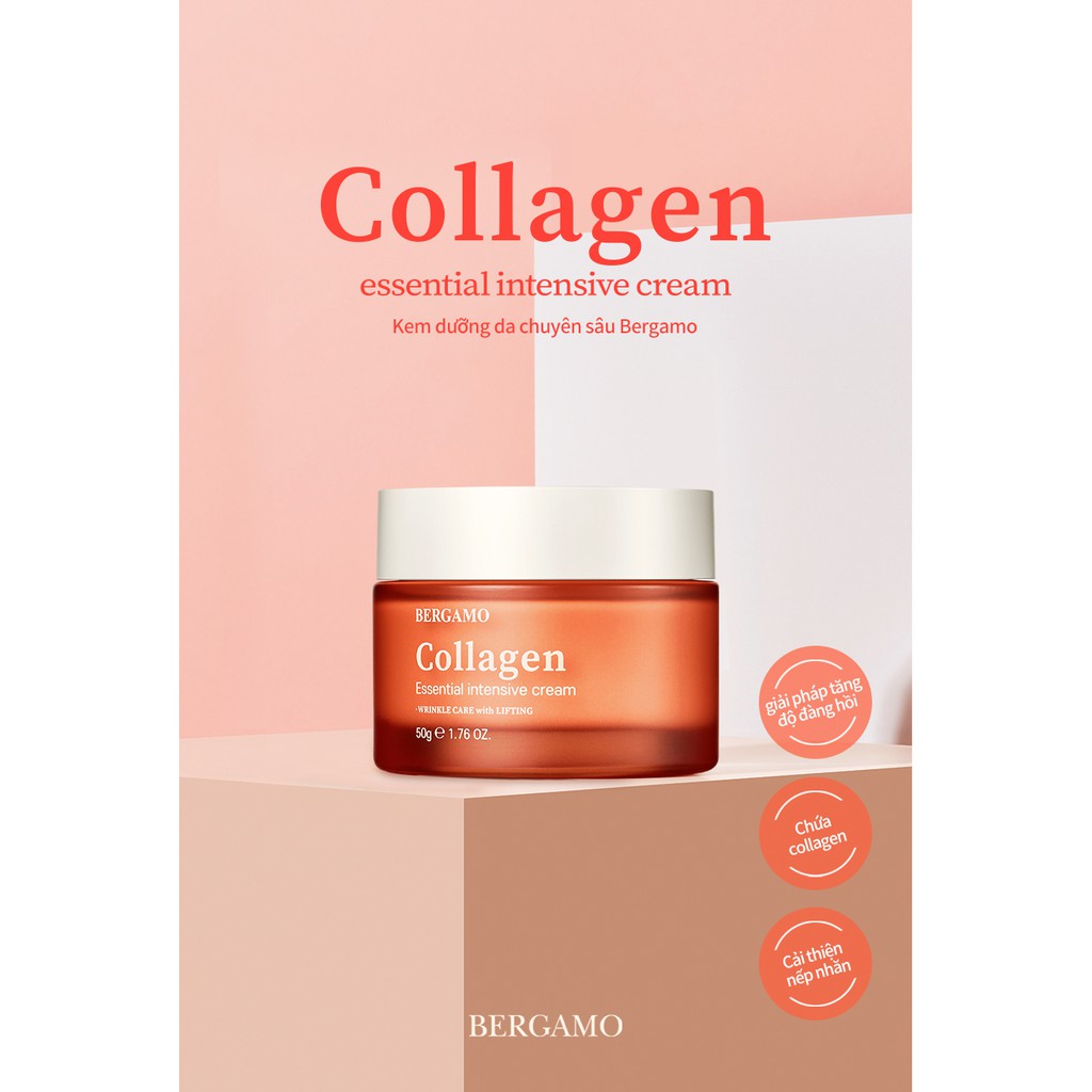 Kem Dưỡng Da Chuyên Sâu Bergamo Collagen Essential Intensive 50g