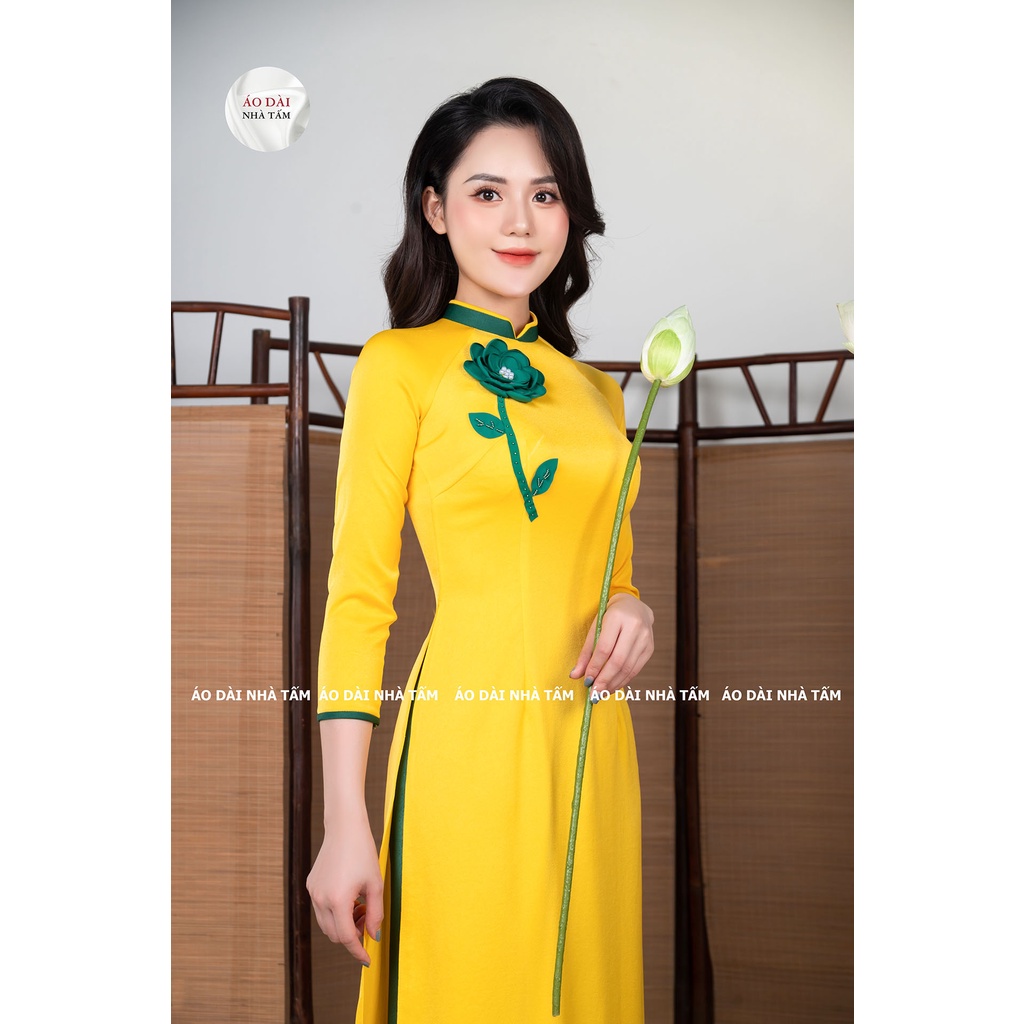 ÁO DÀI THÊU, ÁO DÀI NHÀ TẤM C7