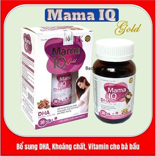 Viên uống Mama IQ Giúp bổ sung DHA và Vitamin tổng hợp cho Bà bầu