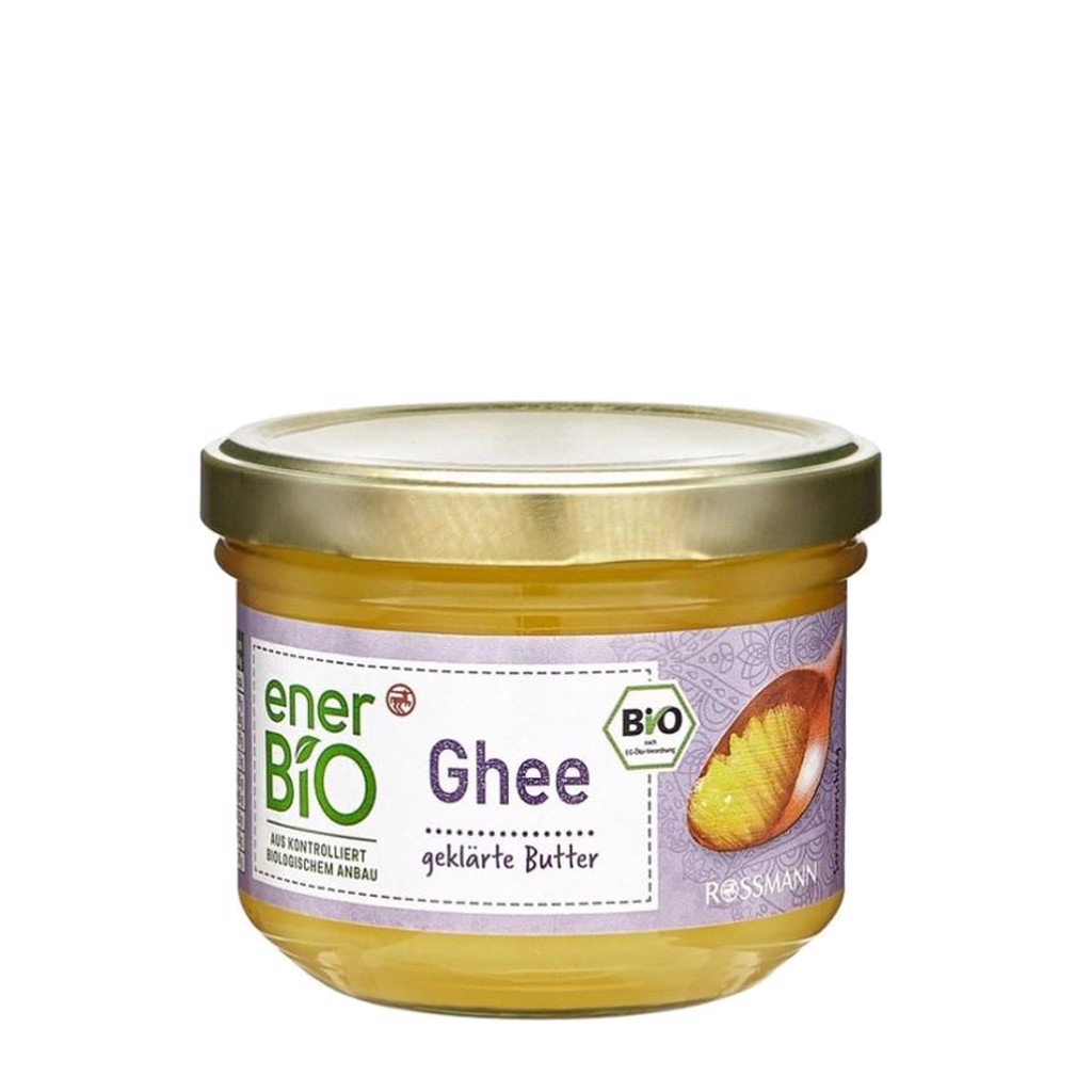 Bơ ghee hữu cơ Ener Bio Đức 180g Date 2023