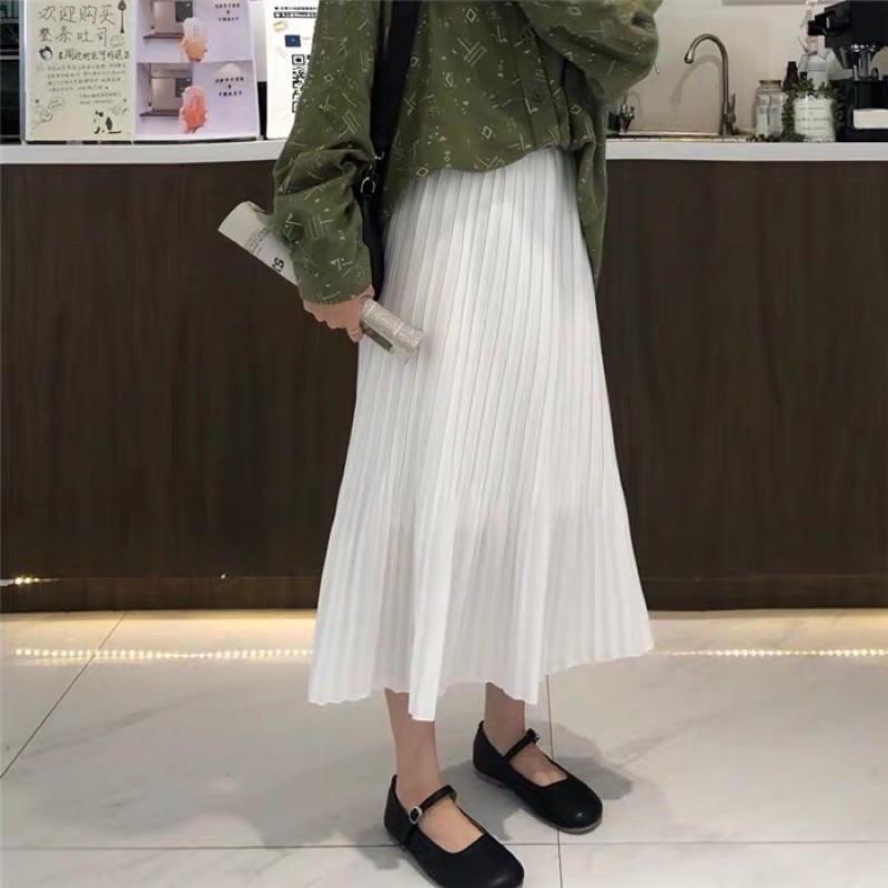 Chân váy xếp ly basic