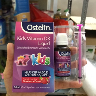Canxi ostelin D3 cho bé từ 6 months, 20 mL