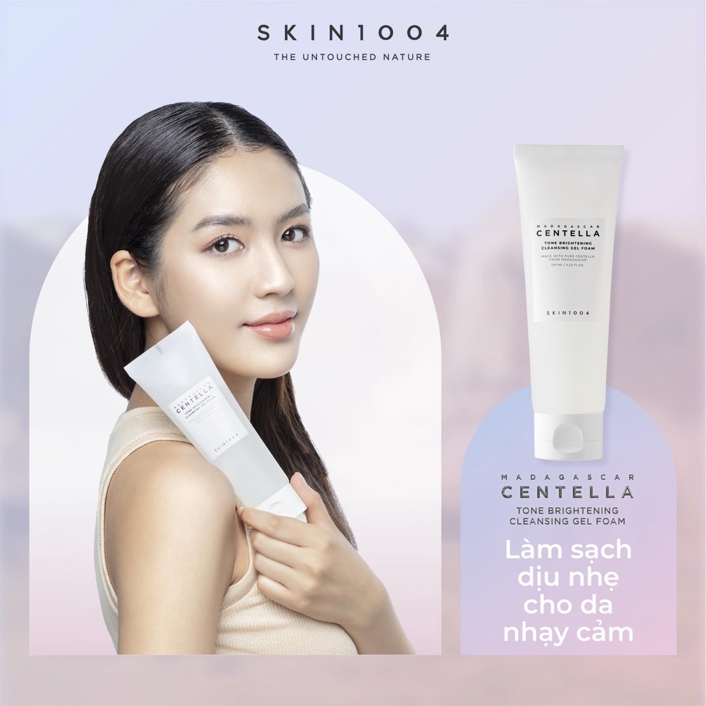 Sữa Rửa Mặt Skin1004 Madagascar Centella Tone Brightening Cleansing Gel Foam (Trắng) 125ml