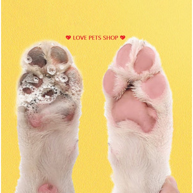 BỌT RỬA CHÂN CHO CHÓ MÈO BORAMMY 150ML - LOVE PETS SHOP