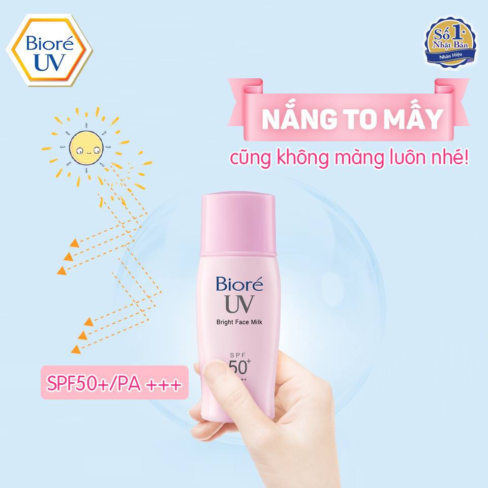 Kem Chống Nắng Bioré Hồng SPF 50+/ PA++++