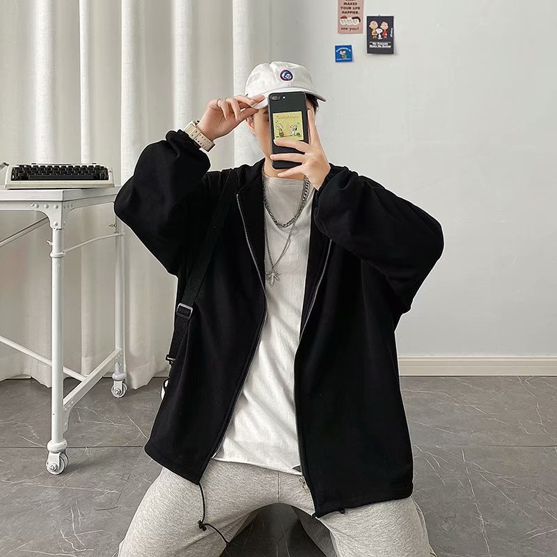 Áo Khoác Có Mũ Dáng Rộng Cỡ Lớn Kiểu Hàn Quốc Cá Tính Cho Nam | BigBuy360 - bigbuy360.vn