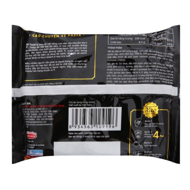 Mì Bistro phô mai/xốt bò bằm 95g | BigBuy360 - bigbuy360.vn