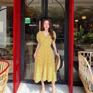 [SALE FOLLOW] Maxi Hoa Nhí 3 Màu
