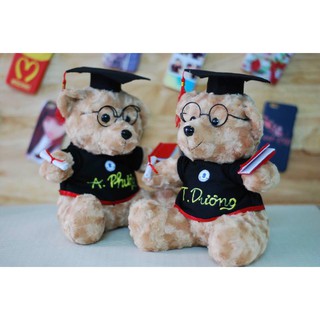 Gấu tốt nghiệp size 40cm