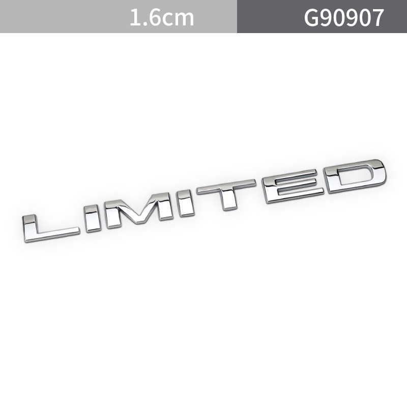 [Mã LIFEXANH03 giảm 10% đơn 500K] Decal Logo 3d Kim Loại Chữ Sport, Limited Dán Xe ô Tô Ms-186