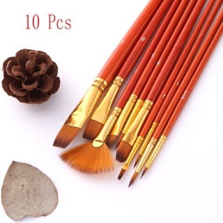 Cọ vẽ màu nước bộ 10 cây