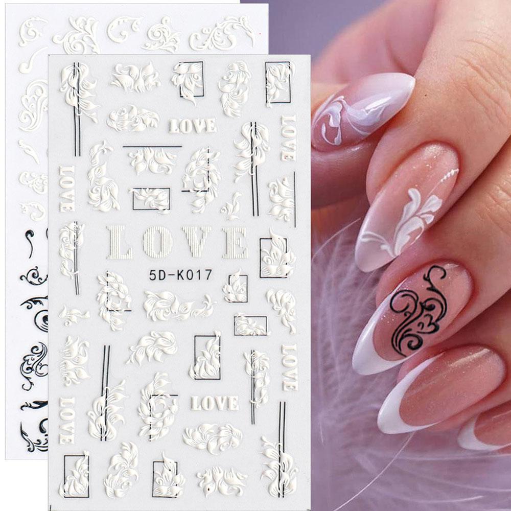 Miếng Dán Trang Trí Móng Tay 3D DIY Thời Trang