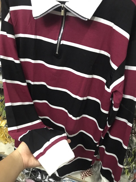 SWEATER - POLO SWEATER DÂY KÉO CỰC TRUẤT - BACK2SCHOOL | BigBuy360 - bigbuy360.vn
