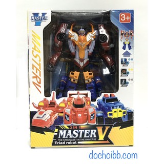 Bộ 3in1 Xe Và Tên Lửa Biến Hình Robot MASTER XG270