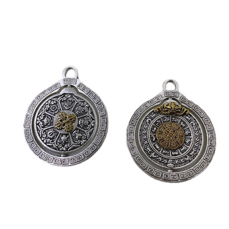 Dây treo VĂN THÙ CỬU CUNG bảo vẹ bình an may mắn - bản xoay 360 độ