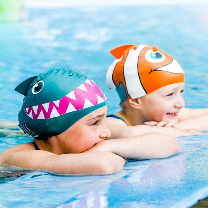 Mũ bơi trẻ em hình cá phù hợp cho bé trai, gái trên 3 tuổi SPORTY 1196,1197