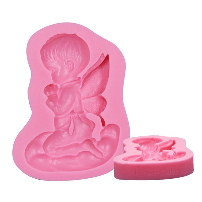 Khuôn silicone làm bánh hình thiên thần
