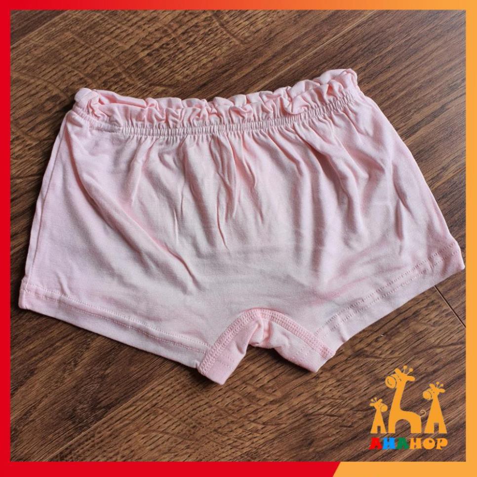 Combo 5 Quần chip đùi, quần lót THẮT NƠ cotton mịn nhiều mẫu cho bé gái (7-35kg) QATE0105