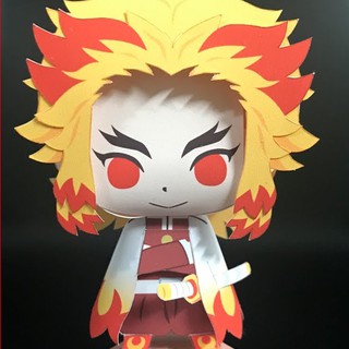 Mô hình giấy Chibi Kyojuro Rengoku - Kimetsu no Yaiba (Lưỡi gươm diệt quỷ)