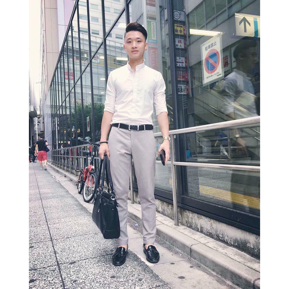 Quần Âu Nam Màu Xám Bạc | BigBuy360 - bigbuy360.vn